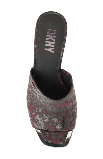 Shop Dkny Bronx Slip-on Mule Sandal In Bordeaux
