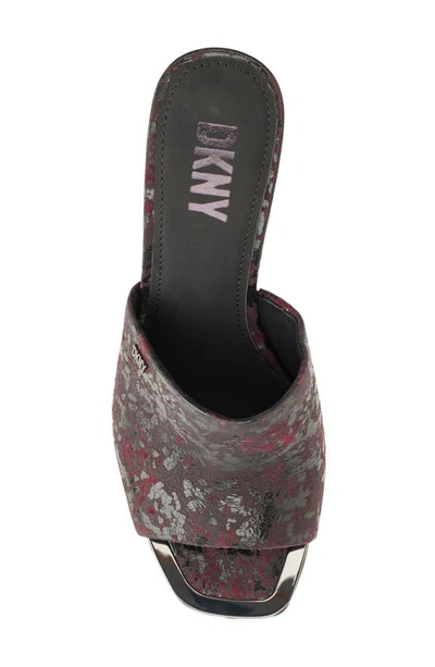 Dkny Bronx Slip-on Mule Sandal In Bordeaux