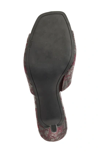 Dkny Bronx Slip-on Mule Sandal In Bordeaux