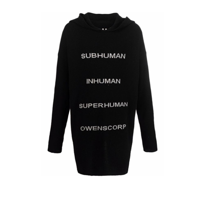Shop Rick Owens Tommy Oversized Cashmere Hoodie - Men's - Cashmere/wool In Black