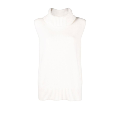 Shop Lisa Yang White Molly Knitted Cashmere Vest