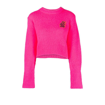 Shop P.e Nation Pink Dondi Knitted Sweater