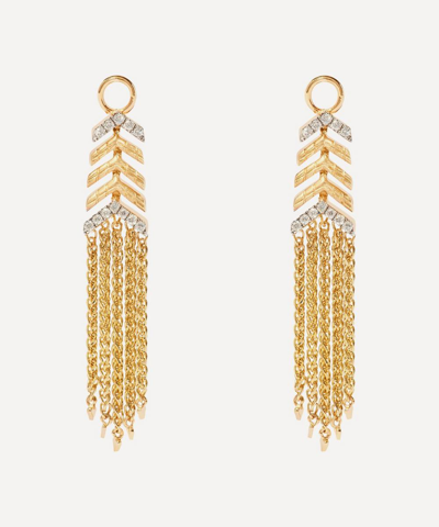 Shop Annoushka 18ct Gold Flight Shimmy Diamond Earring Drops