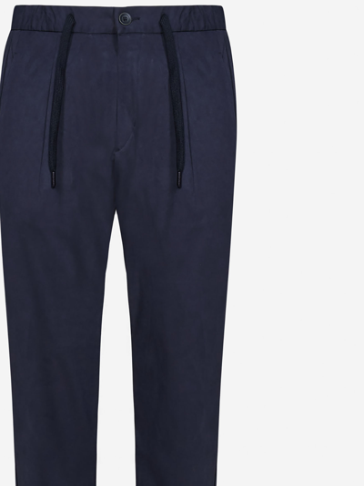 Shop Herno 'resort' Trousers In Blue