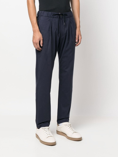 Shop Herno 'resort' Trousers In Blue