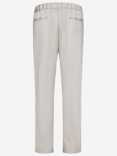 Shop Herno 'resort' Trousers In White