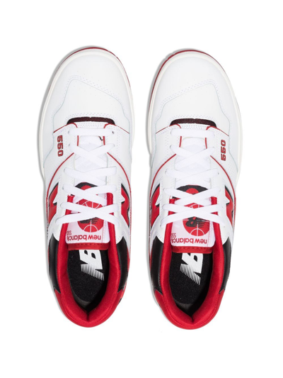 Shop New Balance 550 "white Red" Sneakers