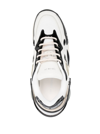Shop Raf Simons Cylon-21 Low-top Sneakers In Weiss