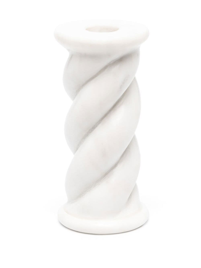 Shop Maison Balzac Cordelette Candle Holder In Nude