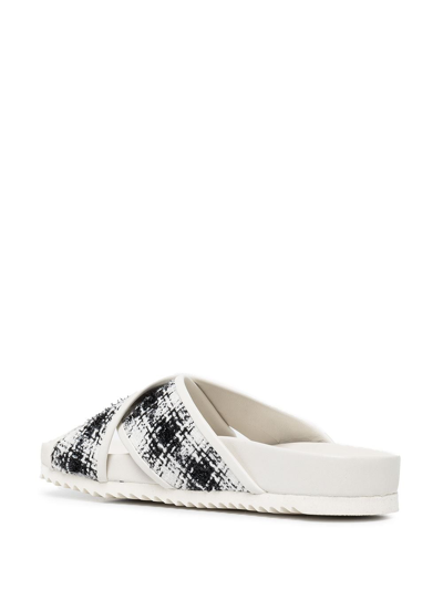 Madison.maison Crossover Strap Sandals In Multicolour