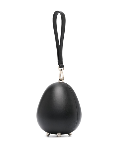 Shop Simone Rocha Micro Handheld Egg Bag In Schwarz