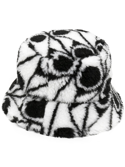 Shop Moose Knuckles Monogram Bucket-hat In White