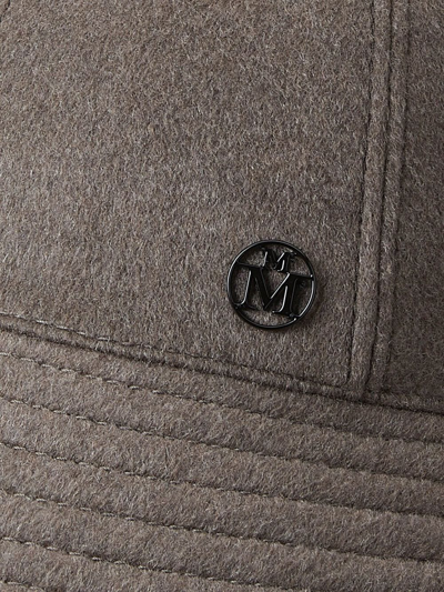Shop Maison Michel Jul Cashmere Hat In Grey