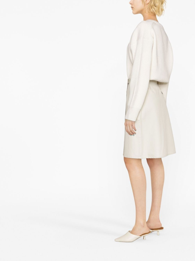Joseph Round-neck Knitted Jumper In Nude