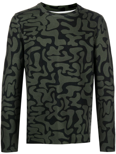 Shop Aztech Mountain Matterhorn Crewneck Jumper In Green