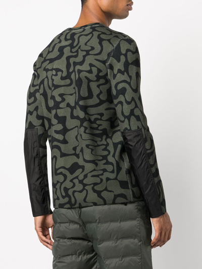 Aztech Mountain Matterhorn Crewneck Jumper In Green