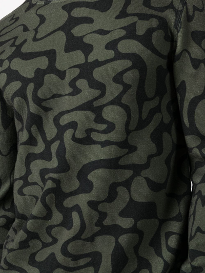 Aztech Mountain Matterhorn Crewneck Jumper In Green