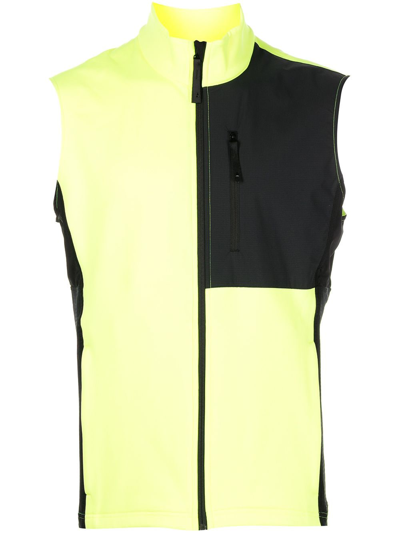 Shop Aztech Mountain Fleece Zip-front Vest In Green