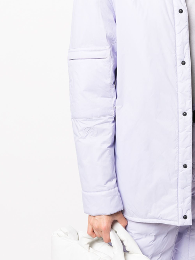 Aztech Mountain Pillow Padded Shirt In Purple