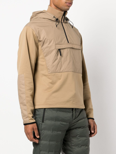 Shop Aztech Mountain Hut Fleece Hoodie In Brown