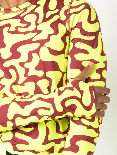 Aztech Mountain Aztech Next-to-skin Top In Yellow