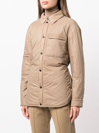Aztech Mountain Pillow Padded Shirt In Brown