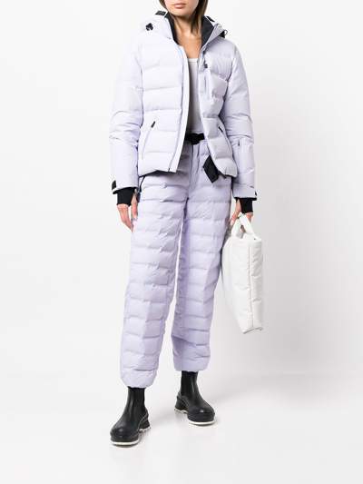 Shop Aztech Mountain Nuke Ski-suit Jacket In Purple