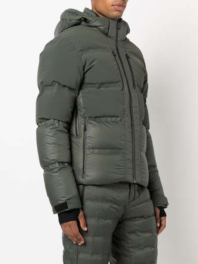 Shop Aztech Mountain Super Nuke Ski Jacket In Grey
