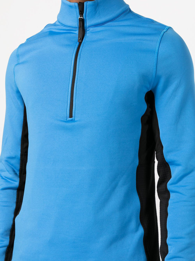 Shop Aztech Mountain Performance Half-zip Fleece Sweatshirt In Black