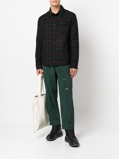 Aztech Mountain Leonardo Check-pattern Shirt In Blue