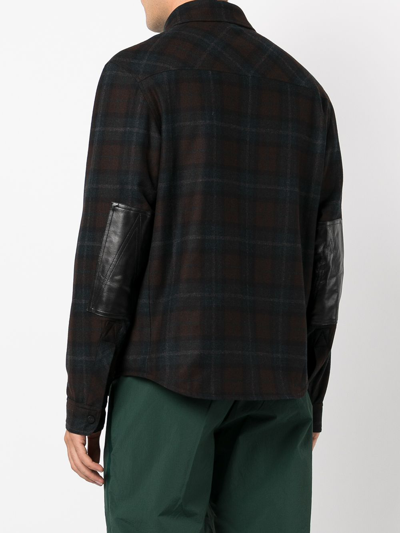Aztech Mountain Leonardo Check-pattern Shirt In Blue