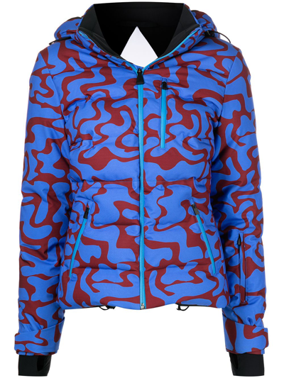 Shop Aztech Mountain Nuke Ski-suit Jacket In Blue