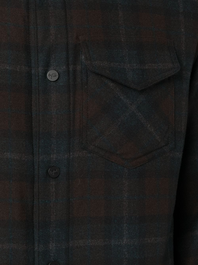 Aztech Mountain Leonardo Check-pattern Shirt In Blue