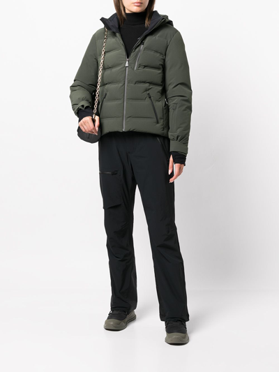 Shop Aztech Mountain Nuke Ski-suit Jacket In Green