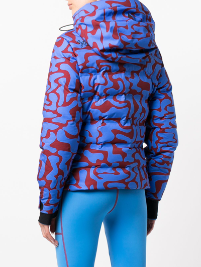 Shop Aztech Mountain Nuke Ski-suit Jacket In Blue