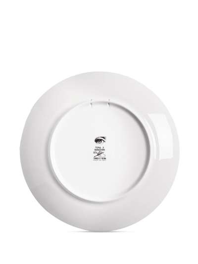 Fornasetti Tema E Variazioni N.184 Wall Plate In Schwarz