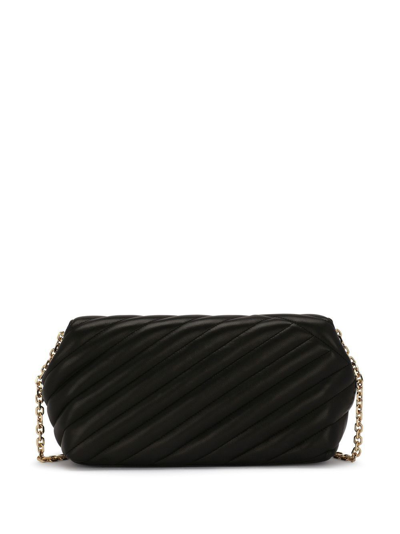 Shop Dolce & Gabbana Medium Lop Quilted Crossbody Bag In Black