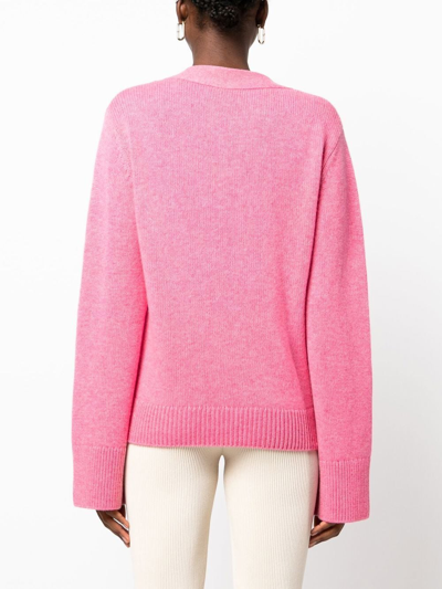 Shop Lisa Yang Danni Cashmere Cardigan In Pink
