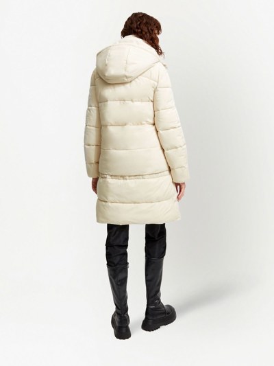 Shop Unreal Fur Enigma Padded Coat In White