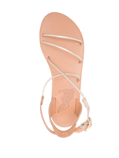 Ancient Greek Sandals Meloivia Metallic-effect Sandals In Gold
