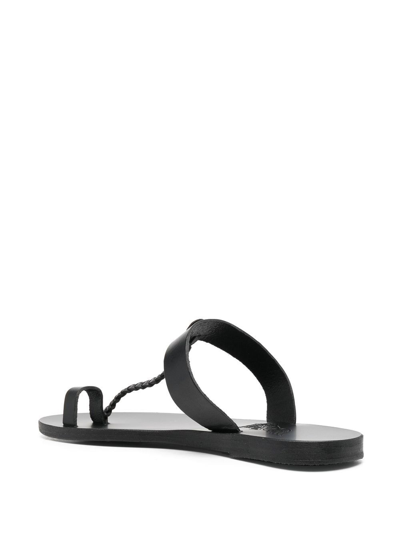 Ancient Greek Sandals Melpomeni Greek Sandals In Black