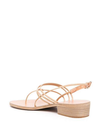Shop Ancient Greek Sandals Cycladic Leather Sandals In Neutrals