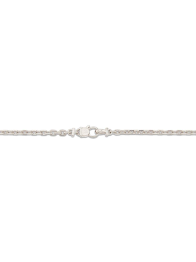 Shop Tom Wood Anker Chain Necklace In Silver