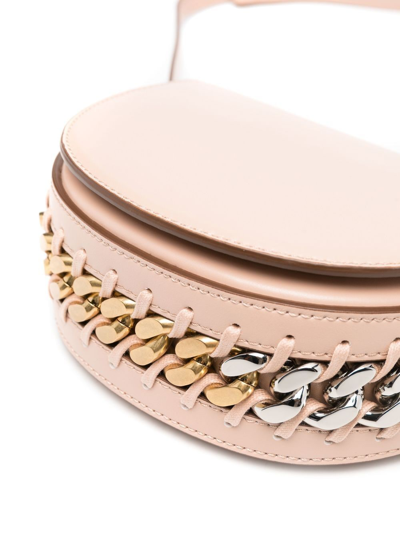 Stella Mccartney Small Frayme Flap Shoulder Bag In Pink