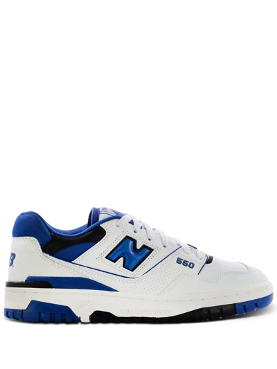 Shop New Balance 550 "white/blue" Sneakers