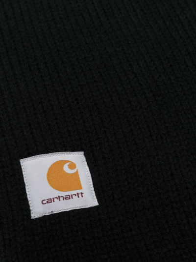 Shop Carhartt Storm Chunky-knit Balaclava In Schwarz