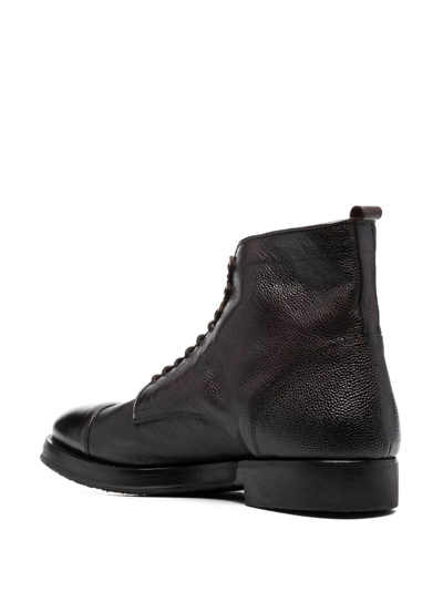 Shop Alberto Fasciani Lace-up Ankle Boots In Braun