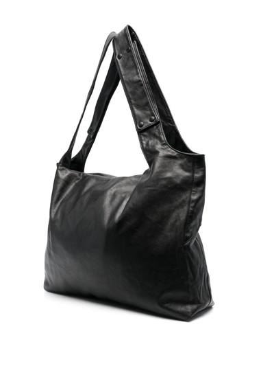 Shop Discord Yohji Yamamoto Infinite Signature Logo-print Tote Bag In Schwarz