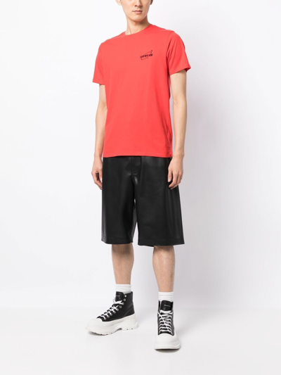 Shop Five Cm Leap Into Void Graphic T-shirt In Rot