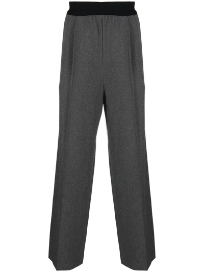 Shop We11 Done Elasticated Tailored Trousers In Grau